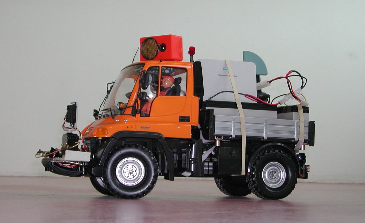 RC Unimog mit Steuerung übers Internet