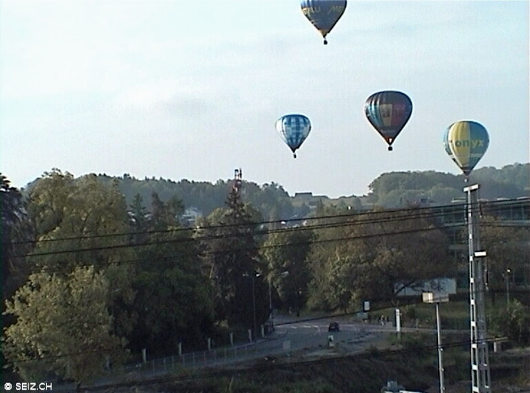 Hot air ballons over Windisch