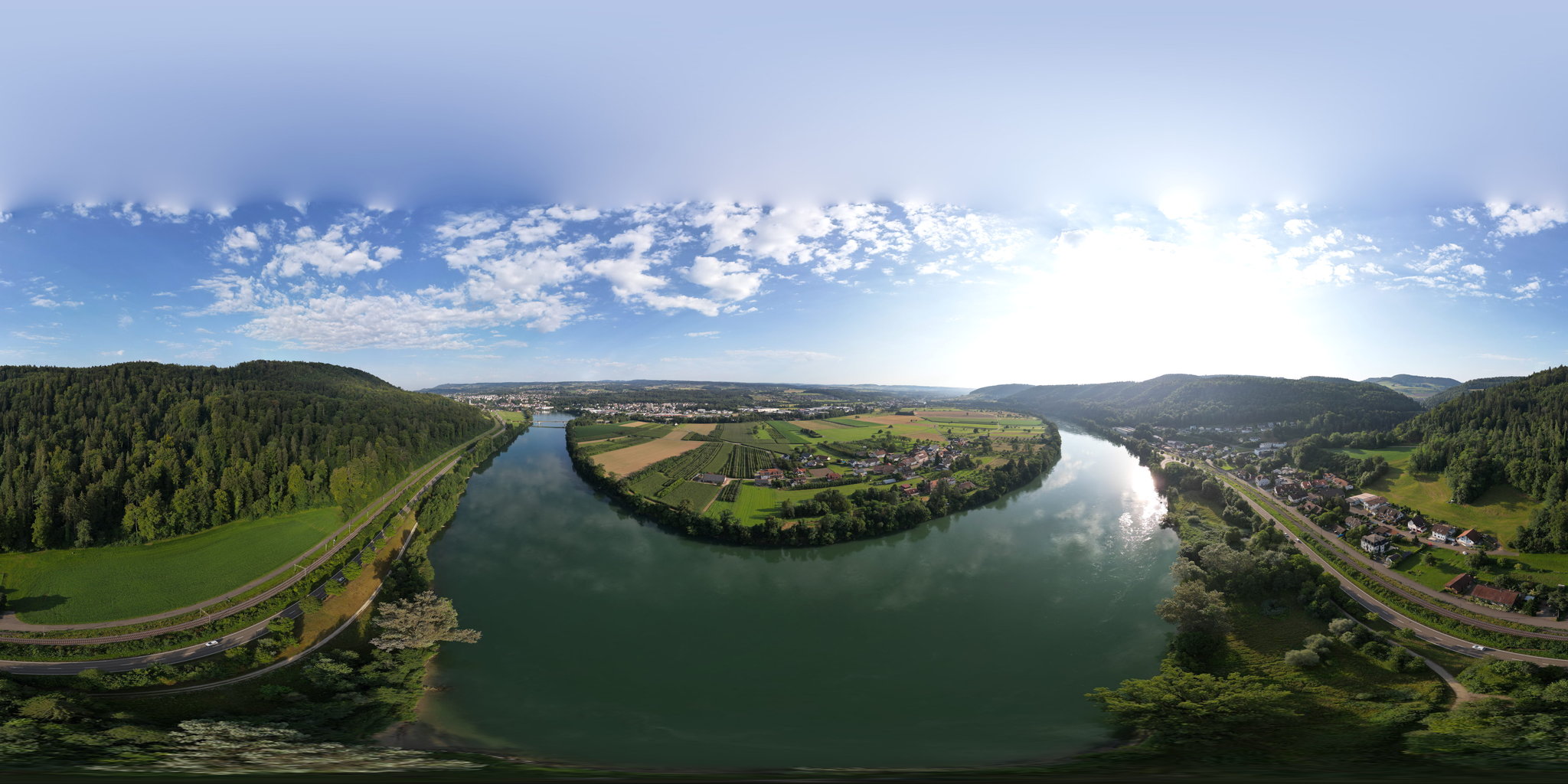 Rhein und Stadenhausen
